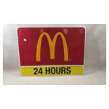 Authentic McDonaldï¿½s highway sign metal