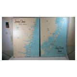 2 nice modern lake bound canvases
