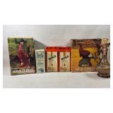 Vtg Austin nichols wild turkey decanter x2, bold