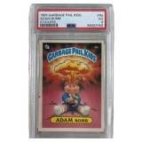 PSA Graded 1985 Garbage Pail Kids Adam Bomb