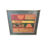 Red Hook Brewery Promotional Advertising Framed
