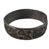 antique silver Etruscan Revival astrological