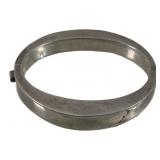 Vintage Taxco 925 Silver Hinged Bangle Bracelet