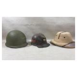 Vintage Vietnam War USMC M1 Helmet, Early Miners