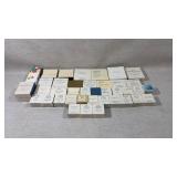 39 pieces of vtg Avon jewelry in original boxes