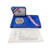 1986-S $1 Proof Liberty Silver Dollar with case