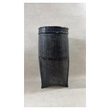 19th Tribal Storage Basket of Bamboo Rattan and