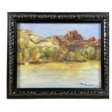 "Liquid Gold" watercolor by Debra Vance