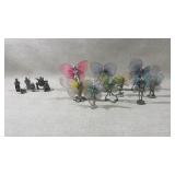 4 signed Gallo Pewter 1997 Fairy w Cloth Net M