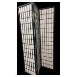 6 Foot Privacy Screen 3 Panel with Rice Paper