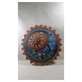 Large Sun/Moon cement Wall Hanging