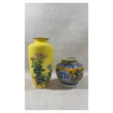 12" JAPANESE SHOWA PERIOD CLOISONNE VASE,