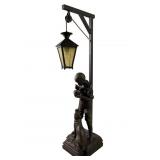 Lamp "La Bonne Soupe" by Victor Rousseau