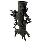 A FINE BRONZE ï¿½PRUNUSï¿½ VASE, QING DYNASTY