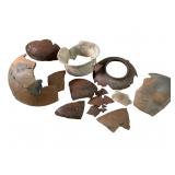 Prehistoric Pottery Shards Pieces