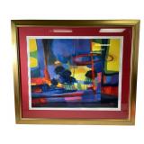 Marcel Mouly Original Color Lithograph Hand