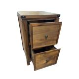 Modern Wooden 2 Drawer File Cabinet