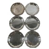 (6) 830 Silver MH WILKENS & SOHNE Coasters