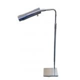 Koch & Lowy Adjustable Chrome Floor Reading Lamp