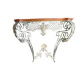 Iron /Wooden ETHAN ALLEN Wall Mounted Console