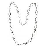 Sterling Silver Oval Link Necklace