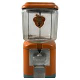 Vintage 5cent Acorn All Purpose Gumball Machine