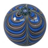 1979 Orient Flume Art Glass millefiori Paperweight