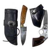 Fury 10005 Revolver Knife & HK Hunting Knife