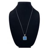 Michael Perry Navajo Sterling & Opal Necklace