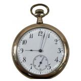 Antique Gold Plated Pocket Watch
