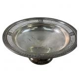 Vintage Weighted Sterling Silver Footed Candy Dish