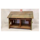 Vtg Wooden Dollhouse