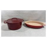 Le Creuset stoneware oval baking dish, Martha