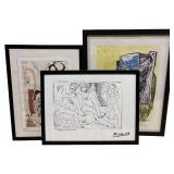 3 Framed Pablo Picasso Framed Prints