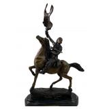 After Frederic Remington " The Buffalo Signal"