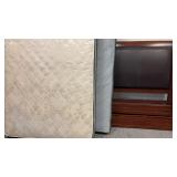 Full Size Bed Complete with Clean Mattress W