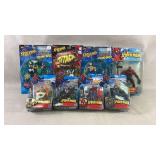 Assortment of Spider-Man figures including Spider-