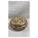 Vtg satsuma porcelain butterfly candy box