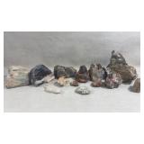 collection of various rocks and minerals From