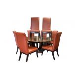 Lg Transitional Wooden Dinning table with 8 Chairs
