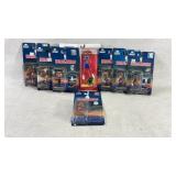 Assortment of basketball action figures