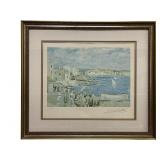 Salvador Daliï¿½ "Llane Beach at Cadaques" Signed &
