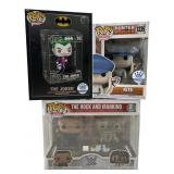 (3) Funko Pops Die Cast Joker & more