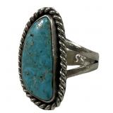 Sterling & Turquoise Native American Ring