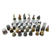 36 Vintage Walt Disney Thimbles