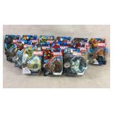 Assortment of marvel universe action figures