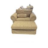 Oversized Chair and Ottoman
