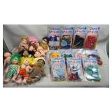 collection of 12 Ty Beanie Kids dolls all with