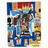 Jean-Michel Basquiat (After) Mixed Media Painting