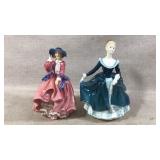 Royal Doulton Ceramic Figurines in Dress